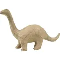 Décopatch 5x Kleines Pappmaché, braun, Brontosaurus - Kartonbraun AP101O