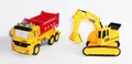 Toi-Toys Spielzeug-Bagger KIPPLASTER + BAGGER mit Licht & Sound Baufahrzeug Laster Excavator 97, LKW Spielzeug Geschenk Kinder