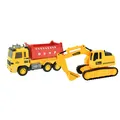 Toi-Toys Cars Trucks Tilt Lastwagen mit Bagger