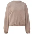 Hessnatur Fleecepullover Relaxed ACTIVE LIGHT aus reiner Bio-Baumwolle (1-tlg) braun S