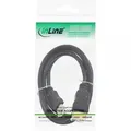 INLINE HDMI Mini Kabel, HDMI-A St/HDMI-C St, schwarz, 1.5m, verg. Kontakte