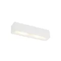 Qazqa Wandleuchte Tjada_novo, ohne Leuchtmittel, Warmweiß, QAZQA Wand­leuchte, g9, Weiß, Gips, Modern