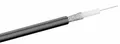 Goobay 50093 RG58 Koaxialkabel / Antennenkabel Meterware / 2fach geschirmt / 50 Ohm SAT-Kabel mit CCS Leiter / 5mm Satellitenkabel / Schwarz / 100m