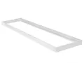 KOLORENO Panel aus Aluminium - Panel Rahmen - Anbaurahmen Aufputzrahmen Wandrahmen Rahmen - Einbaurahmen LED Panel - LED Panel Montagerahmen - 120x30cm, Aluminium - Weiß