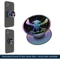 Original PopSockets Handy Halter mit Standfunktion Enamel Oil Slick Stitch Motiv