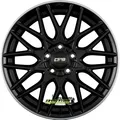 4x CMS C25 diamond rim black 7.5x18 ET37 - LK5/112 ML66.5 Felge Alu