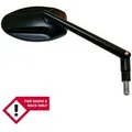 HIGHSIDER smart Lenkerspiegel Ferrara Schwarz (1Stk), schwarz