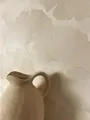 Newroom Vliestapete Druina Creme Tapete Mustertapete Blumen, Blätter, Leicht glänzend, strukturiert, Naturoptik
