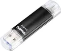 USB-Stick "Laeta Twin", USB 3.2 (Gen1)/2.0, 16 GB, 40MB/s, Schwarz (00123998)