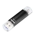 Hama FlashPen Laeta Twin, USB 3.0, 40 MB/s 16 GB schwarz