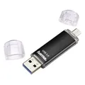 hama USB 3.0 OTG Speicherstick FlashPen "Laeta Twin", 16 GB