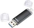 hama USB 3.0 Speicherstick 'Laeta Twin', 16 GB, schwarz