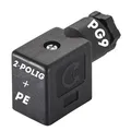 5 Stück Kalitec Ventilstecker Form B Ventil Stecker PG9 Steckverbinder 3 polig