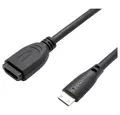 VALUE Value HDMI Verlängerungskabel HDMI-Mini-C Stecker, HDMI-A Buchse 0.15 HDMI-Kabel, (15.00 cm)