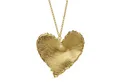 Victoria Cruz Kette mit Anhänger New York Goldfarben Herz