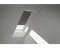 VELUX Verdunkelungsrollo uni taupe manuell Rahmen weiß DKL SK10 4577SWL