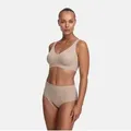 cfab (creamy fabrics) Bügelloser BH Comfort Minimizer BH-Beige-XL (1-tlg) beige|braun XL