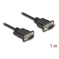 Delock Seriell Kabel RS-232 D-Sub9 Stecker zu Stecker 1 m (1 m) (88000)