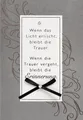 Trauer – Beileid – Kondolenz - Unverpackt - Beileidskarte im Format 11,5x17cm mi