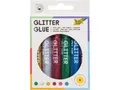 4-48x folia Glitzerkleber "Glitterglue", 9,5 ml, farbig sortiert BIS 46% RABATT