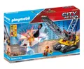 Playmobil 70442 City Action Seilbagger Bagger Baustelle Abrissbirne  Abbruch