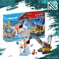 Playmobil | 70442 | City Action | Baustelle Seilbagger mit Bauteil