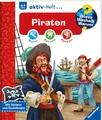 Wieso? Weshalb? Warum? aktiv-Heft - Piraten (Malen, rätseln, basteln ab 4 Jahre - mit Stickern und Bastelbogen): Malen, Rätseln, Basteln. Mit Stickern und Bastelbogen
