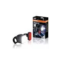 OSRAM LEDsBIKE COMPACT 100 Set, wiederaufladbares Fahrradlicht-Set – Vorder- und Rücklicht, mit Bremslicht, StVZO-geprüft, Garmin-kompatible Halterun, DREI Beleuchtungsmodi, 100 Lux