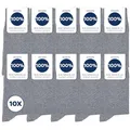 Occulto Herren 100% Baumwolle Socken 10-20er Pack (Modell: Ingo) 47-50 10 Paar | Grau