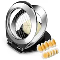BIBURY Eierschneider aus Edelstahl, Eischneidewerkzeug, 2 in 1 Eierschneider Metall aus 304 Edelstahl, Professional Egg Slicer Schneider für Eier, Pilze, Erdbeeren, weiches Obst(spülmaschinenfest)