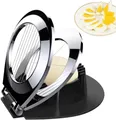 BIBURY Eierschneider Edelstahl Eischneidewerkzeug Egg Slicer Schneider Eier