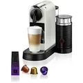 NESPRESSO ORIGINAL | CitiZ&milk | Kaffeekapselmaschine von De'Longhi | Creme-weiß - Weiß