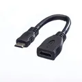VALUE HDMI High Speed Kabel mit Ethernet, HDMI BU - Mini HDMI ST, 0,15 m