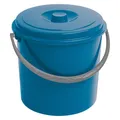 Eimer mit Deckel Leereimer Kunststoff Blau 16L Curver