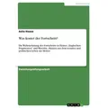 Was kostet der Fortschritt? von Julia Haase / GRIN Verlag / Taschenbuch