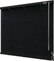 SOLUNA DIM-OUT Alu-Jalousie schwarz 80x130 cm, mit 20% mehr Lamellen zur besseren Verdunkelung