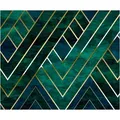 Vliestapete KOMAR "Digitaldruck Vlies - Artdeco - Größe 300 x 250 cm", grün, B:300m L:250m, Vlies, Tapeten, Wohnzimmer, Schlafzimmer