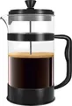 KICHLY French Press Kaffeemaschine- Tragbare Cafetière mit Dreifachfilter, 1 L