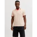 Jack & Jones Poloshirt JJEPAULOS POLO SS NOOS Baumwolle, slim fit beige XS (46)