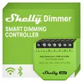 Shelly Dimmer Gen3 - WLAN Smart Dimmer, Hausautomation, Dimmbare Lichter, LED-Streifen, Kein Neutralleiter Еrforderlich, Smarte Zeitpläne, Kein Hub Еrforderlich, iOS & Android, Alexa & Google