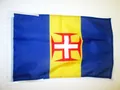 FLAGGE MADEIRA 45x30cm mit kordel - MADEIRA FAHNE  30 x 45 cm - flaggen AZ FLAG