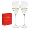 Spiegelau Champagner Gläser 250 ml, 2 Stück, Definition, 1350169, Sektgläser aus Kristallglas, Champagnergläser spülmaschinenfest