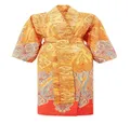 Bassetti Kimono Kimono Ragusa Y1 in S/M, 130, Mako Satin, im Geschenkkarton, mit Bindegürtel