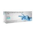 MED-COMFORT Blue Ultra 400 Nitrilhandschuhe, puderfrei, blau 01240-M , 1 Packung = 50 Stück, Größe M