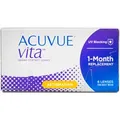 Acuvue Vita for Astigmatism (6er Packung) Monatslinsen (-2.5 dpt, Zyl. -1.75, Achse 10 & BC 8.6) mit UV-Schutz für trockenere Augen