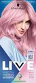 Schwarzkopf Live Ultra Brights P123 Haarfarbe, semi-permanent, Roségold, Set mit Pflege-Conditioner und Handschuhen für Pastell, DIY Haarmakeup, vegane Formel für hellblondes Haar