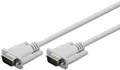 Goobay 68310 VGA Monitorkabel, vernickelt, 2 m, Grau - VGA-Stecker (15-polig) >