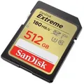 SanDisk Extreme - Flash-Speicherkarte - 512 GB - Video Class V30 / UHS-I U3 / Cl
