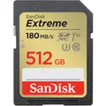 SanDisk Extreme 512GB SDXC UHS-I V30 SDSDXVV-512G-GNCIN