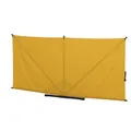 SIENA GARDEN Sichtschutz faltbar "Ben", Polyester, LxH: 280 x 150 cm - gelb